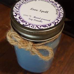 Love spell 100% soy candle